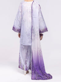 Purple Lawn 3Pc Unstitched - ALP-3PS-2435