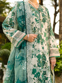Green Lawn 3Pc Unstitched - ALP-3PS-2444