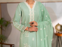 Pistachio Green Lawn Unstitched 3Pc - ALP-3PS-2449