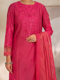 Pink Cotton Unstitched 3PC - ALP-3PS-2450