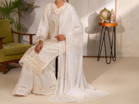 Off White Lawn Unstitched 3Pc - ALP-3PS-2451