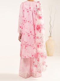 Pink Lawn 3Pc Unstitched - ALP-3PS-2462