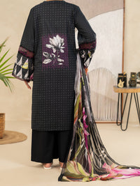 Black Lawn Stitched 3Pc - ALP-3PS-2492