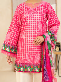 Pink Lawn Stitched 3Pc - ALP-3PS-2493