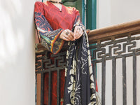 Maroon Lawn Stitched 3Pc - ALP-3PS-2557