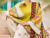 Lime Green Lawn Stitched 3Pc - ALP-3PS-2558