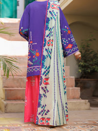 Purple Lawn Stitched 3Pc - ALP-3PS-2562