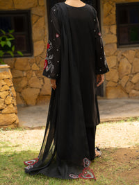 Black Cambric Stitched 3Pc - ALP-3PS-2575