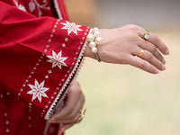 Red Cotton Stitched 3Pc - ALP-3PS-2577