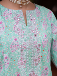 Light Green Lawn Stitched 3Pc- ALP-3PS-2579