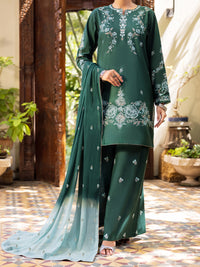 Green Stitched 3 Piece - ALP-3PS-2600