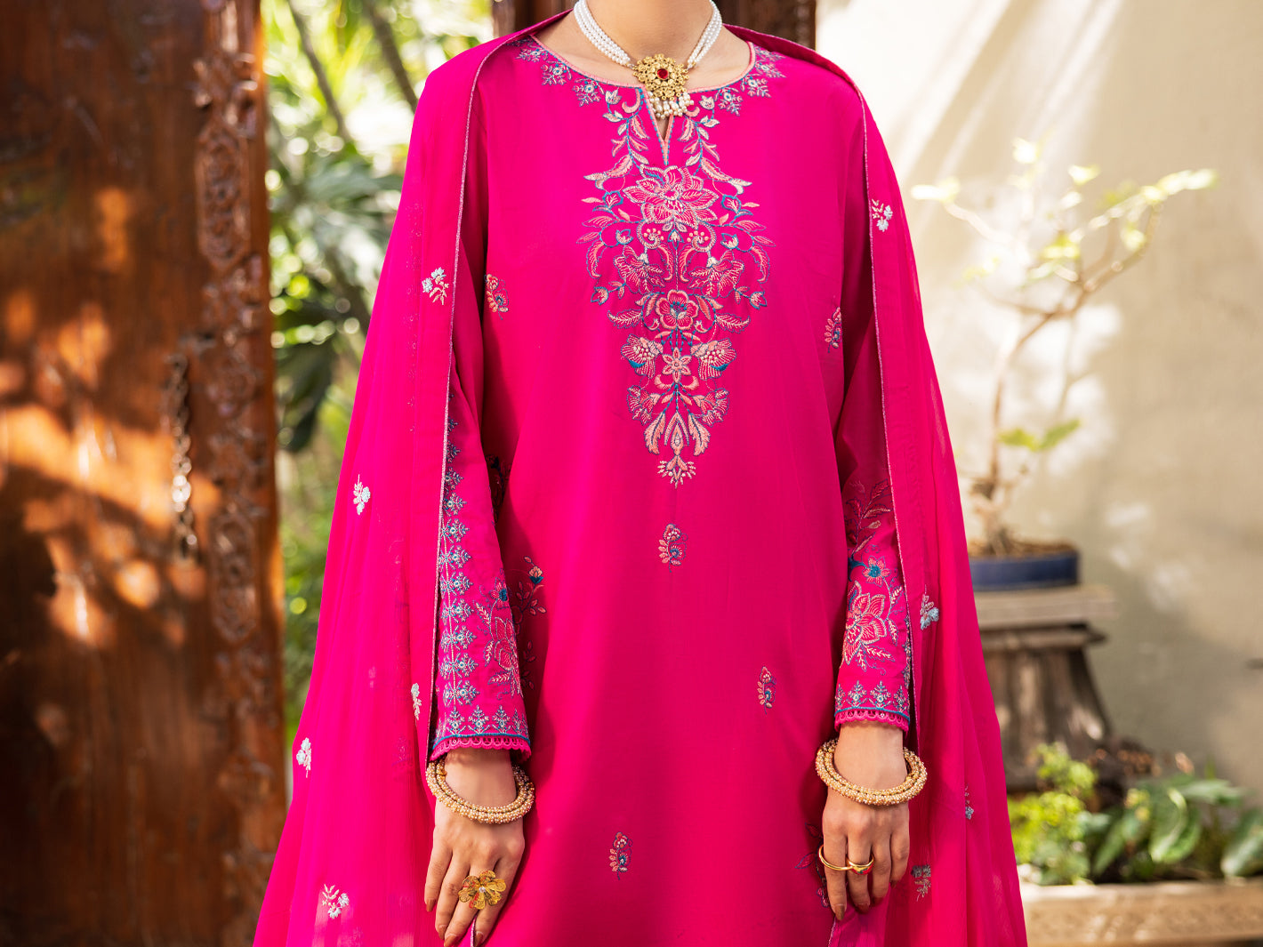 Pink Stitched 3 Piece - ALP-3PS-2601