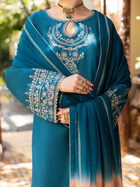 Turquoise Stitched 3Pc - ALP-3PS-2602
