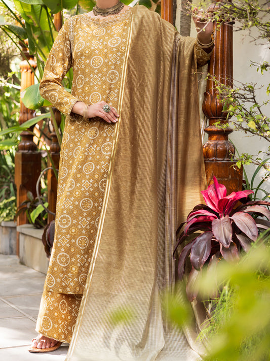 Brass Lawn Stitched 3PC - ALP-3PS-2607