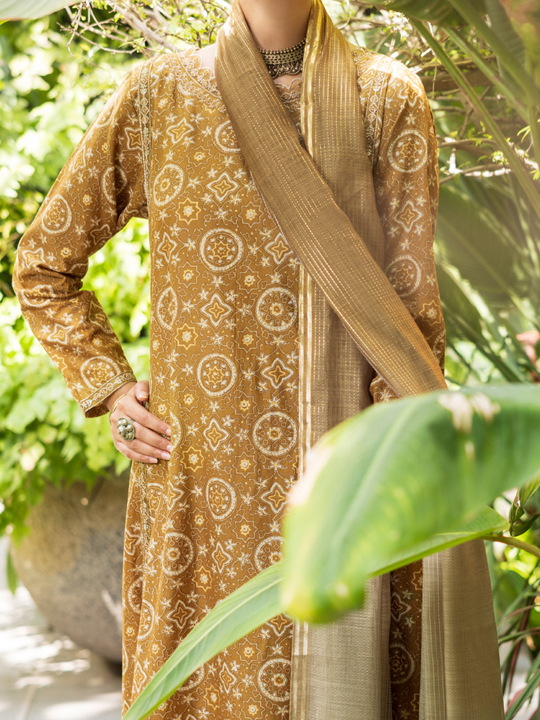 Brass Lawn Stitched 3PC - ALP-3PS-2607