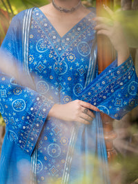 Blue Lawn Stitched 3PC - ALP-3PS-2608