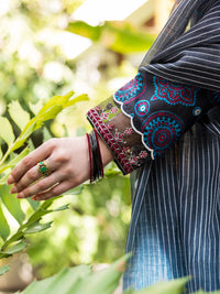 Dark Blue Lawn Stitched 3PC - ALP-3PS-2610