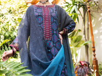 Dark Blue Lawn Stitched 3PC - ALP-3PS-2610