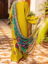 Green Cotton Stitched 3PC - ALP-3PS-2628