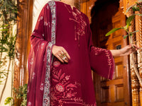 Maroon Cotton Stitched 3 Piece - ALP-3PS-2629