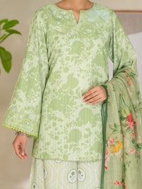 Green Swiss Jacquard 3Pc Stitched - ALP-3PS-2632