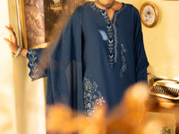 Blue Cotton Stitched 3 Piece - ALP-3PS-2635