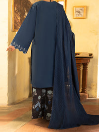 Blue Cotton Stitched 3 Piece - ALP-3PS-2635