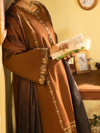 Brown Cotton Stitched 3 Piece - ALP-3PS-2637