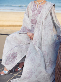 Grey Lawn Stitched 3PC - ALP-3PS-2640
