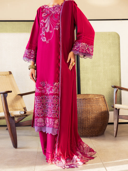 Fuchsia Lawn Unstitched 3Pc - ALP-3PS-2644