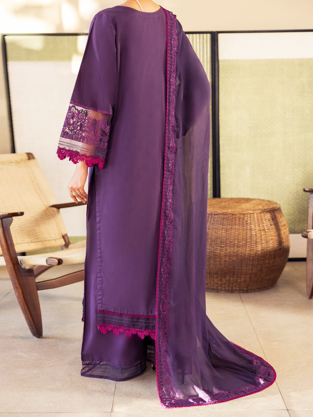 Purple Lawn Stitched 3Pc - ALP-3PS-2645