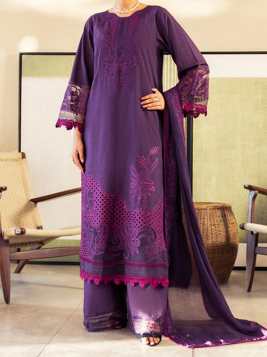 Purple Lawn Unstitched 3Pc - ALP-3PS-2645