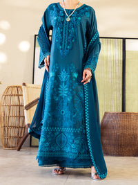 Turquoise Lawn Stitched 3Pc - ALP-3PS-2646