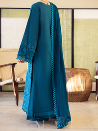Turquoise Lawn Stitched 3Pc - ALP-3PS-2646