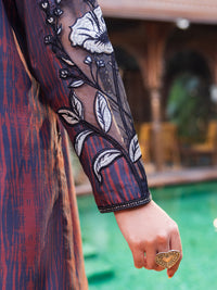 Brown Silk Lawn 3Pc Stitched - ALP-SS-3PS-2652
