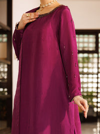 Purple Silk Stitched 3PC - ALP-3PS-2659