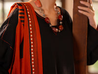 Black Dobby Stitched 3Pc - ALP-3PS-2673