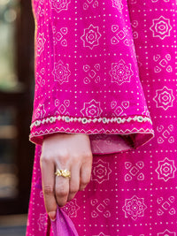 Pink Cotton Stitched 3PC - ALP-3PS-2675