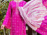 Pink Cotton Stitched 3PC - ALP-3PS-2675