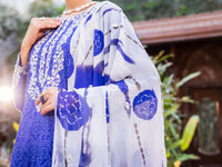 Blue Lawn Stitched 3PC - ALP-3PS-2676