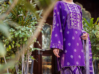 Purple Cotton 3Pc Stitched - ALP-3PS-2677