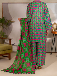 Green Lawn Unstitched 3PC - ALP-3PS-2680