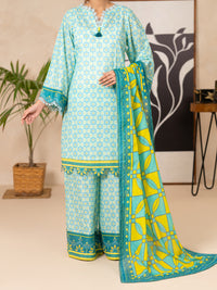 Purple Lawn Unstitched 3PC - ALP-3PS-2682