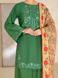 Green Lawn Unstitched 3Pc - ALP-3PS-2690