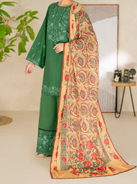 Green Lawn Unstitched 3Pc - ALP-3PS-2690