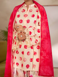 Pink Cambric 3Pc Unstitched - ALP-3PS-2692