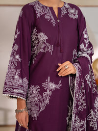 Purple Lawn Unstitched 3PC - ALP-3PS-2704