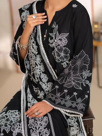 Black Lawn Unstitched 3PC - ALP-3PS-2706