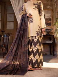 Fawn Cotton Lawn Unstitched 3PC - ALP-3PS-2713