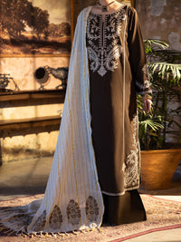 Brown Lawn Unstitched 3 Piece - ALP-3PS-2721